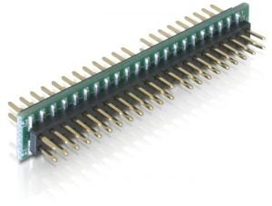 Delock Adapter 44 pin IDE male > 44 pin IDE male - Intern IDE-kjønnveksler - 44 pin IDC til 44 pin IDC