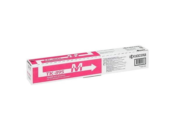 KYOCERA TK-895M, 6000 sivua, Magenta, 1 kpl