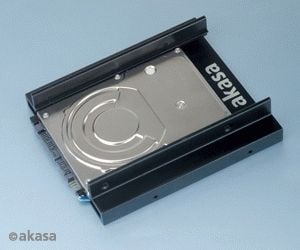 Akasa AK-MX010 - Uttagbar harddiskramme - fra 3,5" til 2,5" - svart