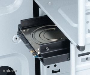 Akasa AK-MX010 - Uttagbar harddiskramme - fra 3,5" til 2,5" - svart