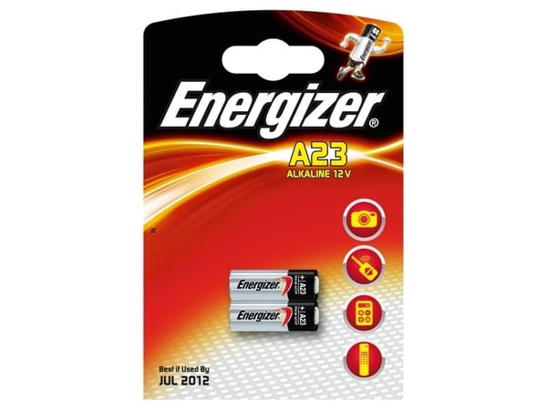 Energizer A23 - Batteri 2 x E23A - Alkalisk