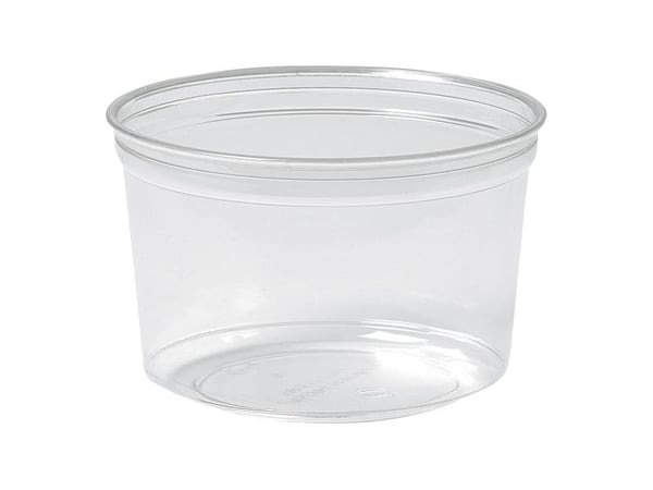 Duni Crystal Deli, Bolle, Rund, Polyetylentereftalat (PET), Gjennomsiktig, Monokromatisk, 350 stykker