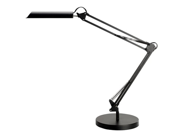 Unilux Swingo - Skrivebordslampe - LED - 9 W - klasse D - 3000 K - svart