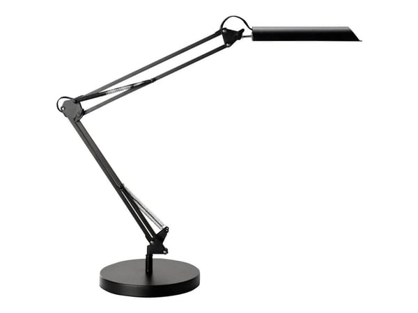 Unilux Swingo - Skrivebordslampe - LED - 9 W - klasse D - 3000 K - svart