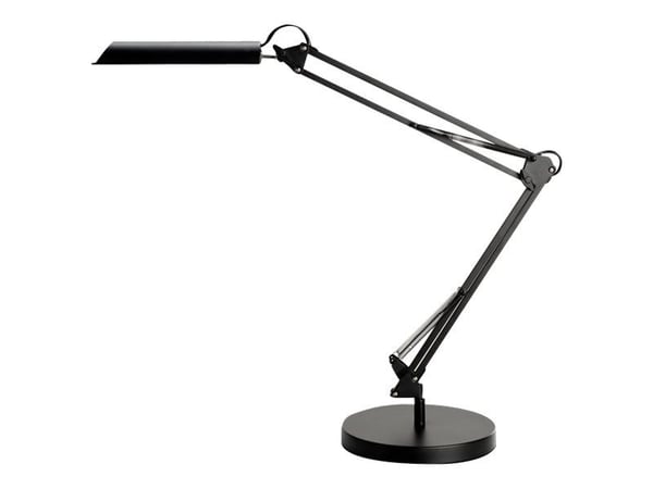 Unilux Swingo - Skrivebordslampe - LED - 9 W - klasse D - 3000 K - svart