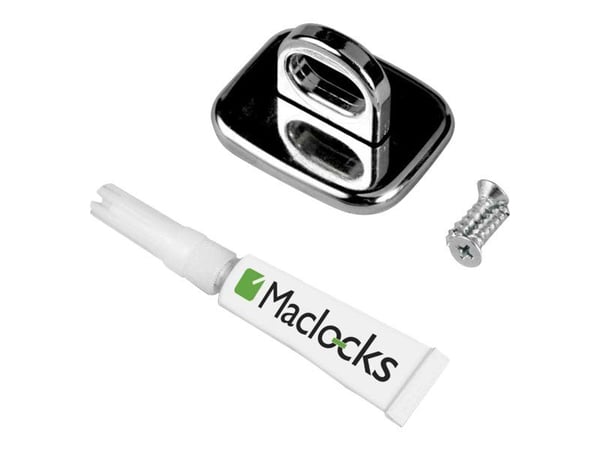 Compulocks Anchoring Point for Security Cable Locks - Sikkerhetskabelanker - sølv - for Compulocks iPad 10, Ledge for MacBook Air M2 2022, MacBook ...