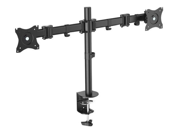 DIGITUS DA-90349 - Monteringssats (bordsfäste, 2 skärmarmar) - för 2 LCD-bildskärmar - skärmstorlek: 15"-27" - skrivbord