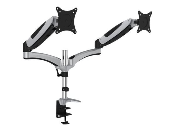 DIGITUS DA-90353 - Monteringssett (skrivebordsklemmemontering, 2 fjærarmer) - for 2 LCD-skjermer - skjermstørrelse: 17"-27" - skrivebord