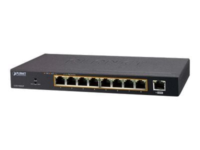 PLANET GSD-908HP - Switch - 8 x 10/100/1000 (PoE+) + 1 x 10/100/1000 (opplink) - stasjonær - PoE+ (120 W) PLANET GSD-908HP - Switch - 8 x 10/100/1000 (PoE+) + 1 x 10/100/1000 (opplink) - stasjonær - PoE+ (120 W)