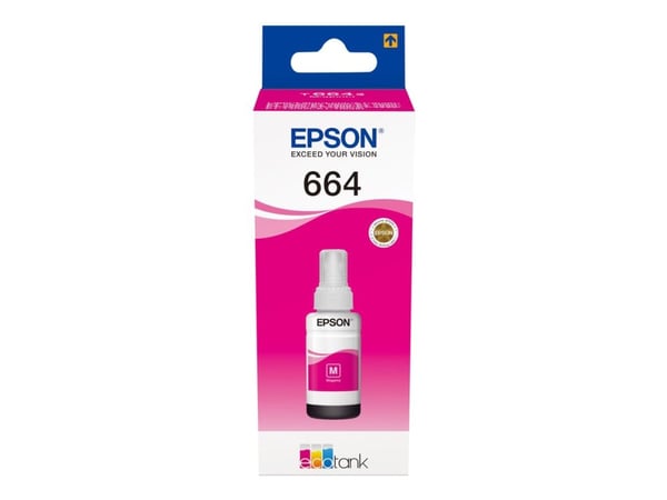 Blekkpatron EPSON T6643 C13T66434010, 6500 sider, magenta