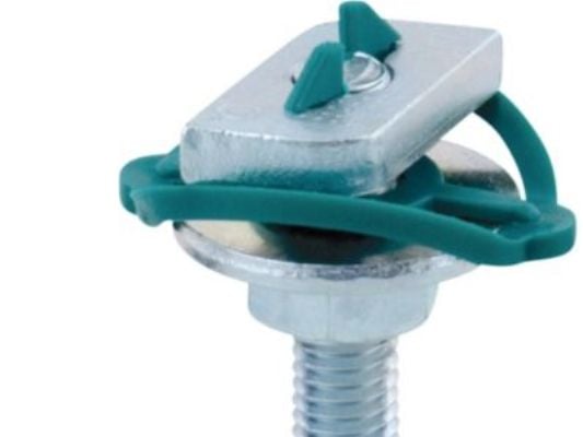 WALRAVEN BIS RapidRail® Hammerfix T-bolt M8x40mm, tykkelse 5,0mm, SW13, for skinne WM 0 til 35. Elforzinket