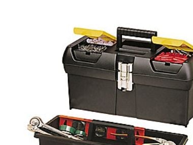 Stanley 1-92-064, Verktøy boks, Plast, Sort, Gult, 318 mm, 130 mm, 17,8 mm