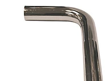 VIEGA Vinkel afløbsrør 32-220-680 mm forkromet