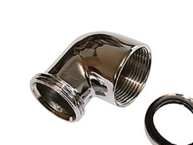 VIEGA Forkromet afløbsvinkel 1 1/4"-32 mm med omløber