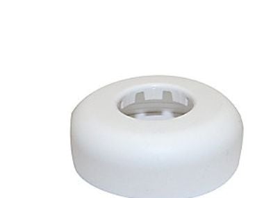 VIEGA Purus hvid plastroset 32 mm med højde på 25 mm og bredde på 75 mm