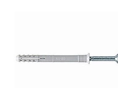 Fischer 50351, Skrue- og veggpluggsett, Murstein, Betong, Pozidriv, PZ2, 40 mm, 5 mm