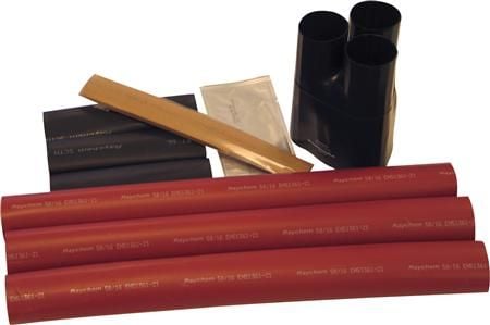 Ändavslutning 3x95-240 + 450 mm fasrör