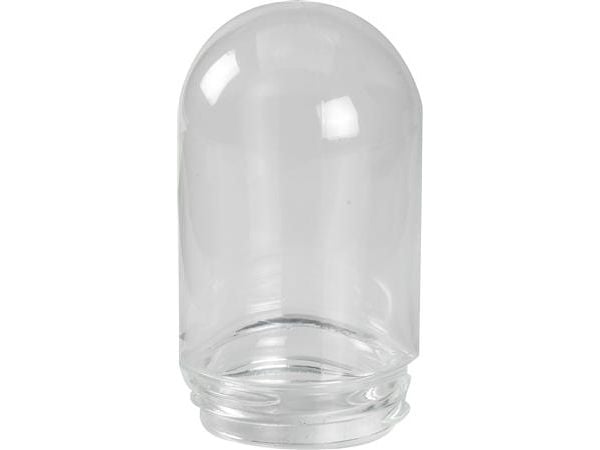 Cylinderglas klar m/gevind