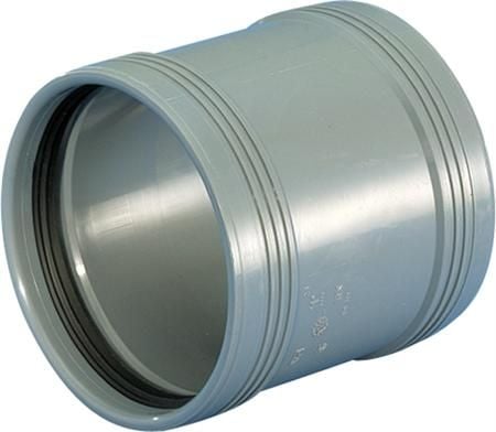 WAFIX PP skydemuf. 110mm - lysgrå PP
