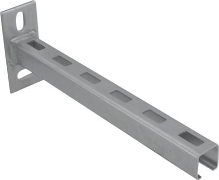 Walraven skinnekonsol WM2 - Rustfri 316 konsol 30x30mm. 500mm. Komb.m/WM2