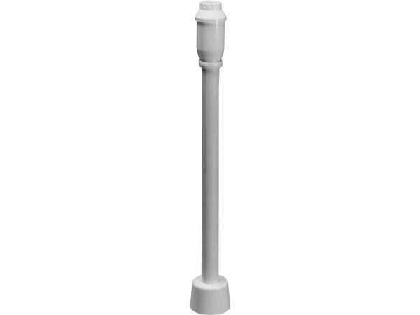 Purus vandlåssæt lige 40mm 1¼" længde 650mm med afløbsrør og roset hvid Omløber 1¼" Rør diameter 40mm