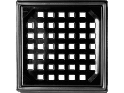 PURUS Syrefast rustfri rist og ramme 154 x 154 mm til afløbsskål