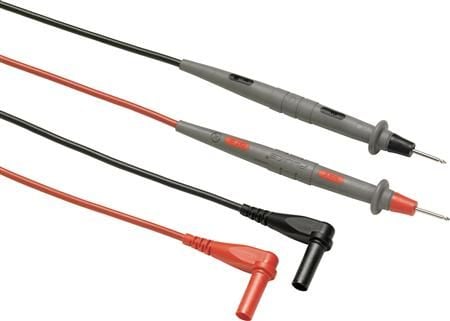 Fluke TL71-1, Testausjohdin, Musta, Harmaa, Punainen, CAT II, 1000 V, 10 A, CSA