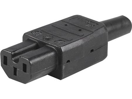 Kaiser 783/sw Lämmityslaitteen liitin (C15/C16) 783 Liitäntä, suora Navat yhteensä: 2 + PE 10 A Musta 1 kpl 1 kpl