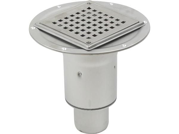 Blücher 75 mm afløbsskål til smøremembran, uden studs, lodret
