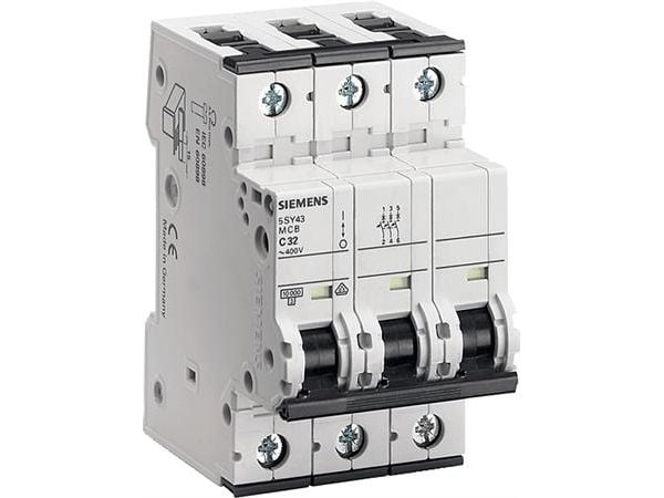 Siemens 5SY43257 5SY4325-7 ledningsskyddsbrytare 25 A 230 V, 400 V