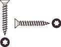 NKT FASTENERS Spunskrue SPUN®+ 5x100/54mm undersænket hoved, CLIMATE®-G3 med TX20 kærv delgevind, udvendige ribber - (100 stk.)