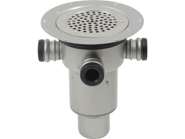 Blücher 75 mm afløbsskål til vinyl, med studs, lodret