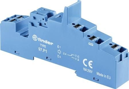 Finder 97.P2 Releen pistorasia Sopii sarjoihin: Siemens sarja 3RA6 , Finder sarja 99, Weg sarja CWCI Finder 46.52, Finder 99.02, Finder 86.30.0.024...