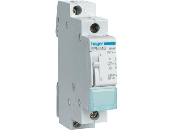 Hager EPN510, 1/6 mm², -5 - 40 °C, 230 V, 50 - 60 Hz Hager EPN510, 1/6 mm², -5 - 40 °C, 230 V, 50 - 60 Hz