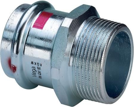 Prestabo overgang 28 x 3/4" muffe/nippel forzinket stål