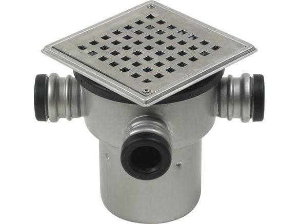Blücher 110 mm afløbsskål til beton, med studs, lodret, flex