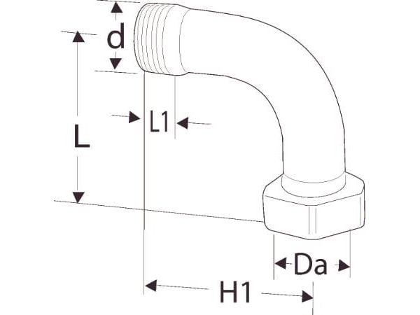 TA Radiator bøjning - 15mm bøjning t rad.vent