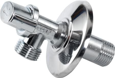 BROEN Arcofix vinkelløbende stopventil 1/2"x1/2" lang model - 95 mm