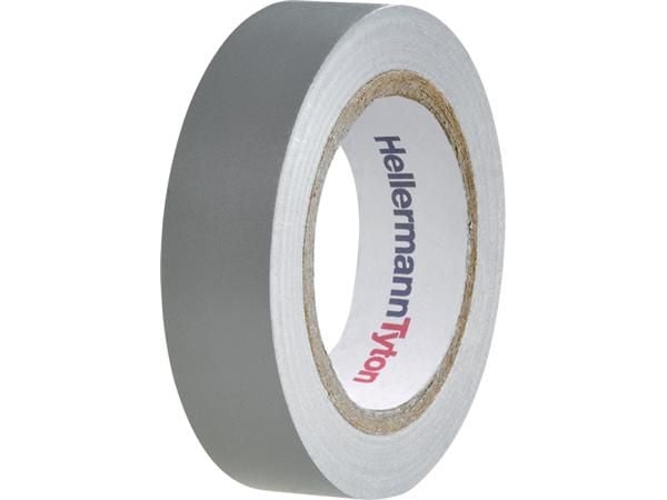 PVC-tejp grå 0,15 mm x 15 mm x 10 m (10 st)