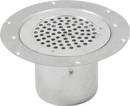 Blücher Circle afløbsskål til vinylgulve Ø110mm lodret uden sidestuds