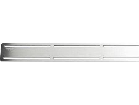 Unidrain rist i 3 mm massiv AISI 304 rustfri stål til ClassicLine ramme - model Anniversario i længde 900 mm