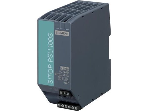 Siemens SITOP PSU100S - Strømforsyning (DIN-skinnemonterbar) - AC 120/230 V - 144 watt - enkeltfase