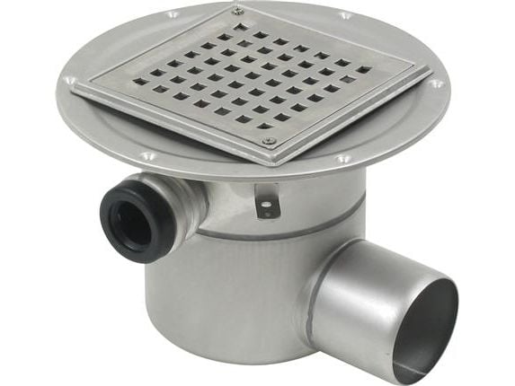 Blücher 75 mm afløbsskål t/smøremembran, m/studs, vandret, flex