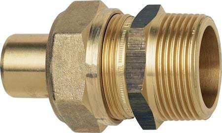 TA overg.nippel 3/4 x 25mm - met PN6 kompres/np
