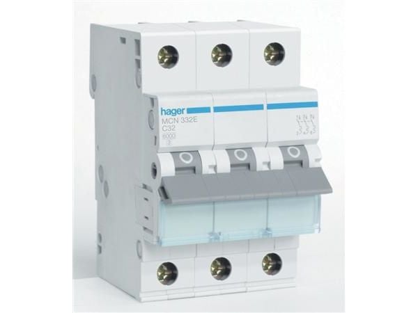 Hager MCN332E, 230 - 400 V