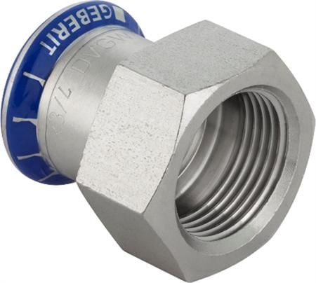 Overg.Mf Rustf 22mm-3/4 - M/indv.Gev MA-Press. Kun M-bakker