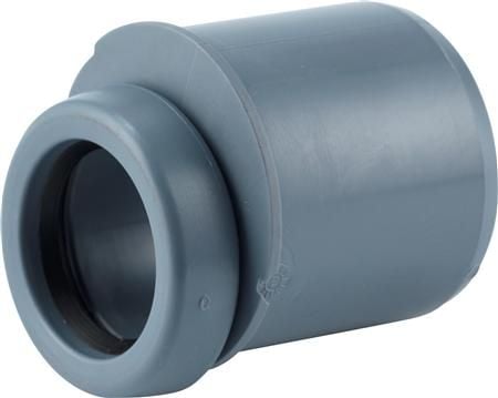 PURUS JOTIFLEX kort reduktion Ø 50-32 mm grå VA-Godkendt