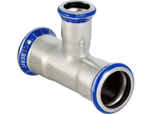 GEBERIT Tee rustfri 35-28-35 mm mapress