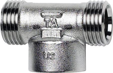Tee puristus TA 1/2 nippeli/pistorasia/nippa/nippa