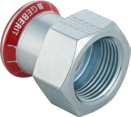 Geb. Mapress FZ overgang mf/mf - 18mm X 1/2'' Med indvendigt gevind